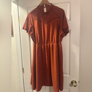 BloomChic Rust Orange Dress